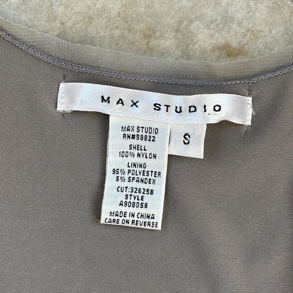 Max Studio Neutral Sequin Dress - Picture 5 of 10